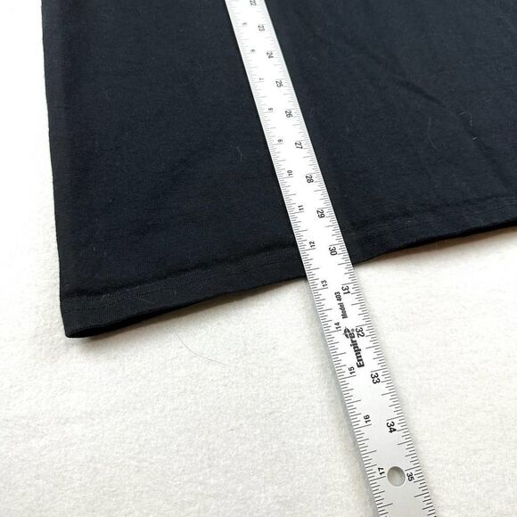 Champion Blue Bar Vintage 70s Black Big Stitched Logo T Shirt Men’s L - Picture 8 of 10